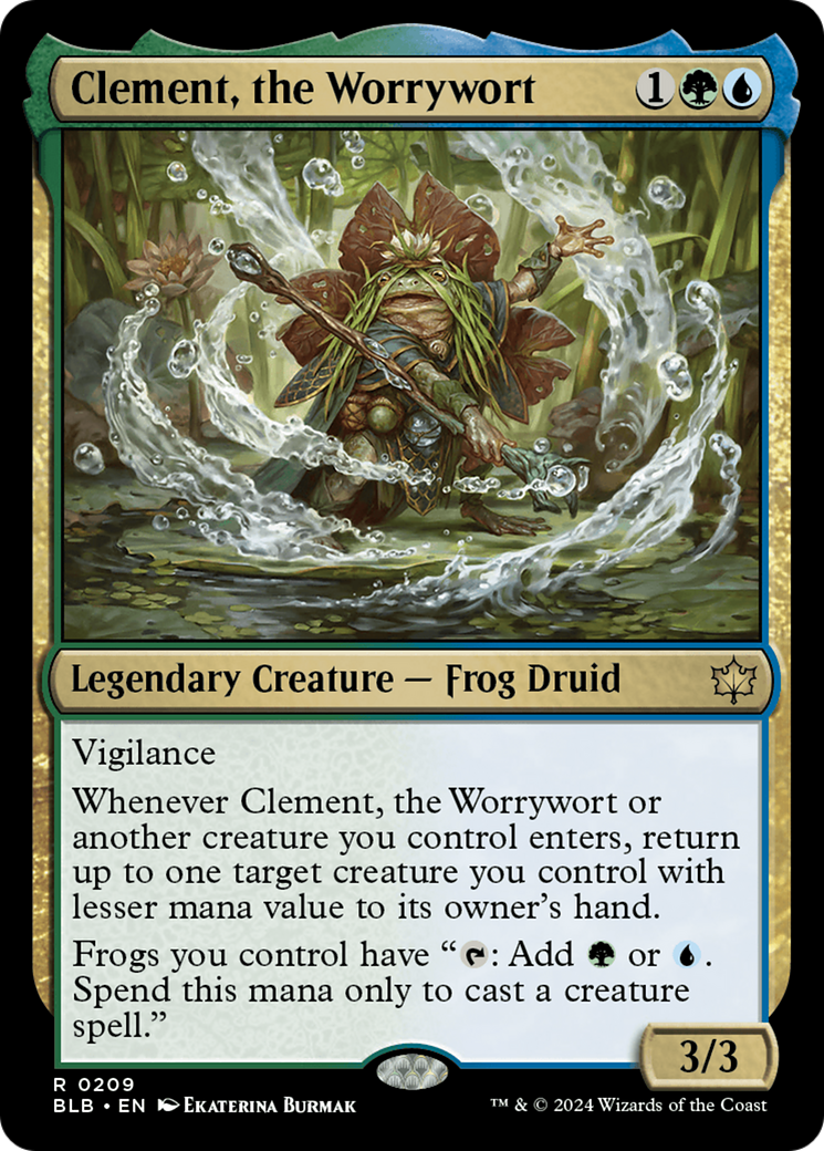 Magic: The Gathering - Clement, the Worrywort Foil - Bloomburrow
