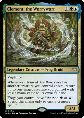 Magic: The Gathering - Clement, the Worrywort Foil - Bloomburrow