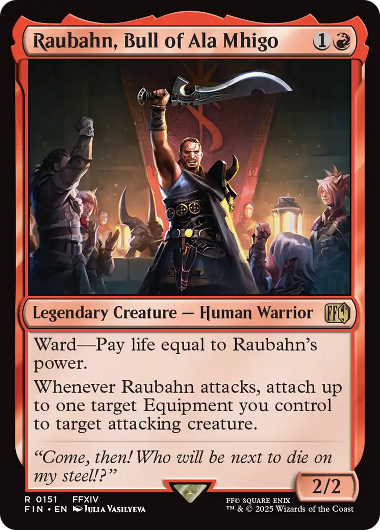 Magic: The Gathering - Raubahn, Bull of Ala Mhigo Foil - Final Fantasy