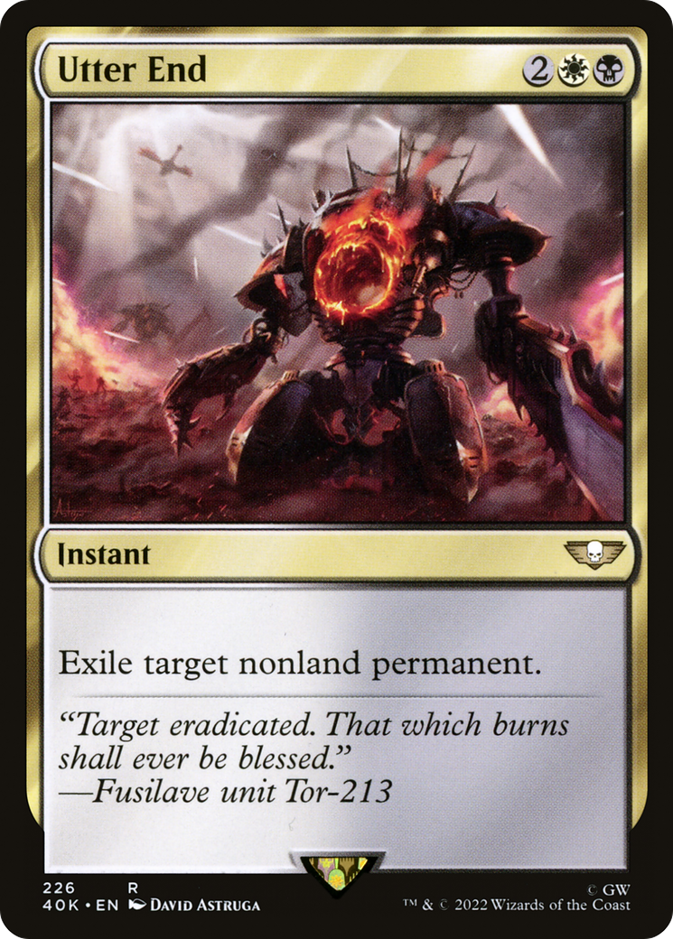 Magic: The Gathering - Utter End - Warhammer 40000 Commander