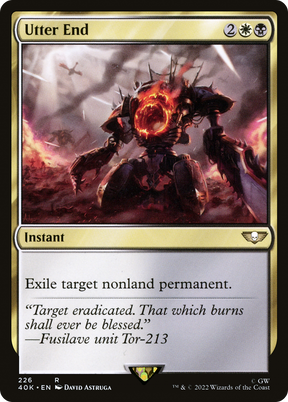 Magic: The Gathering - Utter End - Warhammer 40000 Commander