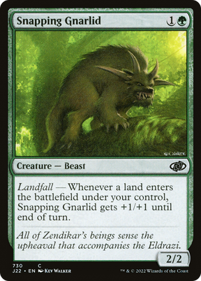 Magic: The Gathering - Snapping Gnarlid - Jumpstart 2022