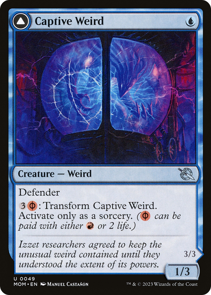 Magic: The Gathering - Captive Weird // Compleated Conjurer - March of the Machine