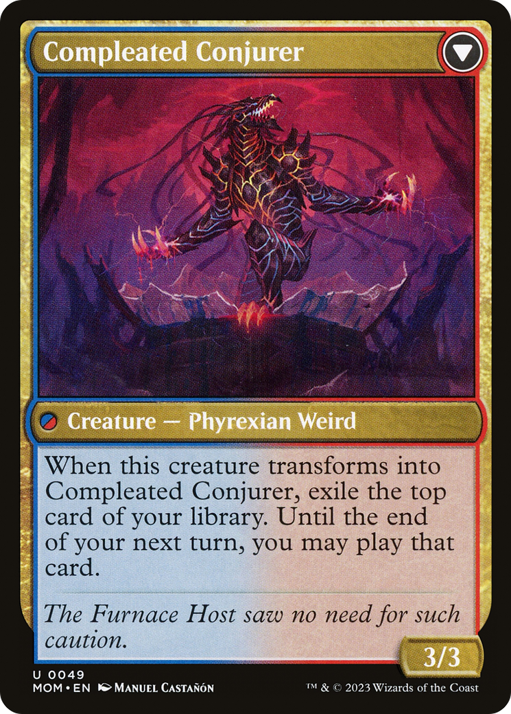 Magic: The Gathering - Captive Weird // Compleated Conjurer - March of the Machine