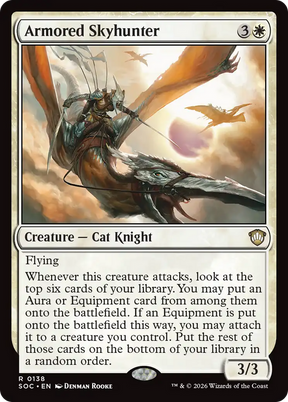 Magic: The Gathering - Armored Skyhunter - Secrets of Strixhaven Commander