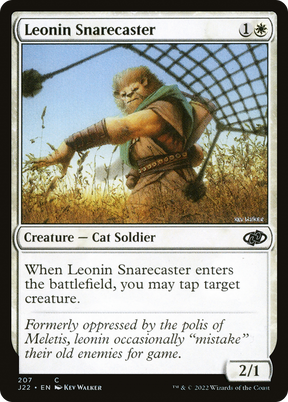 Magic: The Gathering - Leonin Snarecaster - Jumpstart 2022