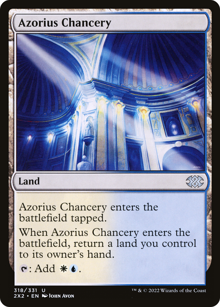 Magic: The Gathering - Azorius Chancery Foil - Double Masters 2022