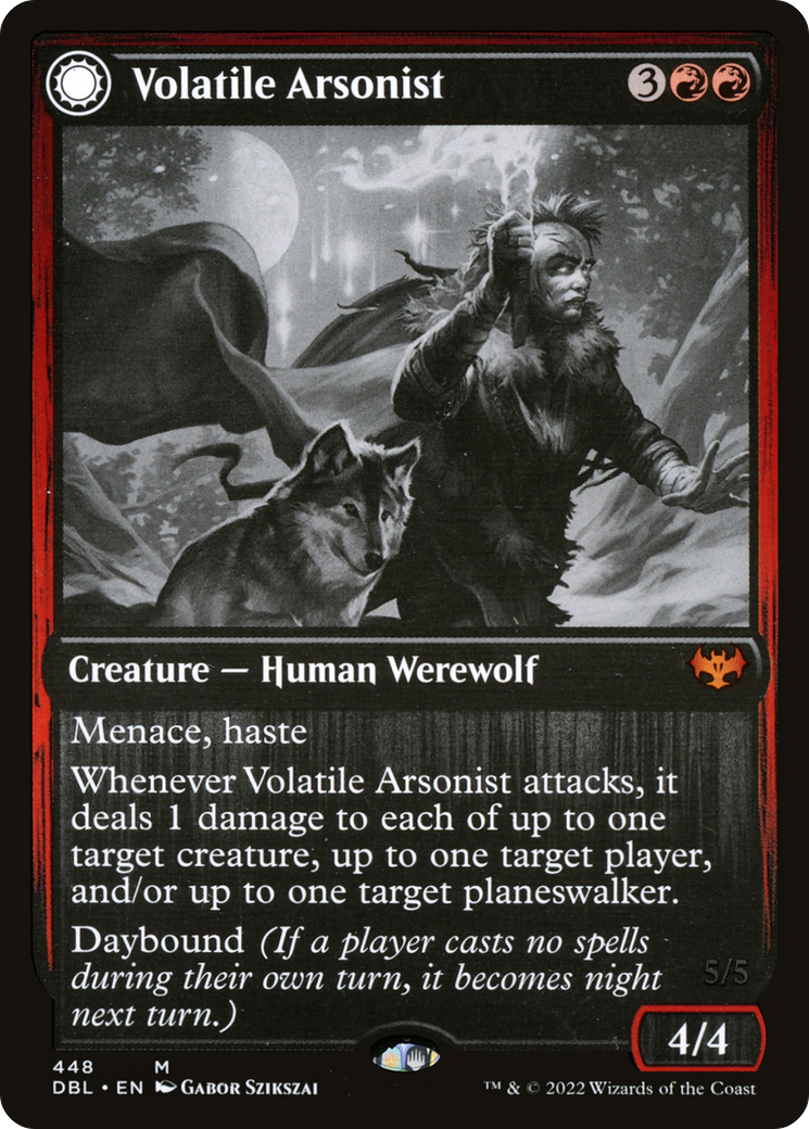 Magic: The Gathering - Volatile Arsonist // Dire-Strain Anarchist - Innistrad: Double Feature