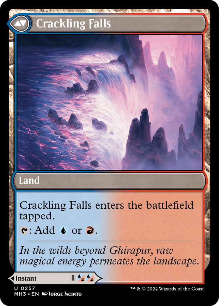 Magic: The Gathering - Rush of Inspiration // Crackling Falls - Modern Horizons 3