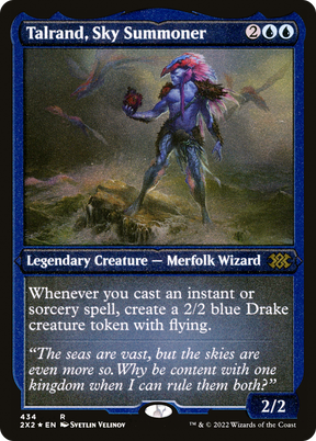 Magic: The Gathering - Talrand, Sky Summoner Foil - Double Masters 2022