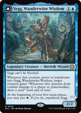 Magic: The Gathering - Sygg, Wanderwine Wisdom // Sygg, Wanderbrine Shield Foil - Lorwyn Eclipsed