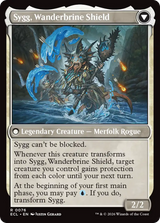 Magic: The Gathering - Sygg, Wanderwine Wisdom // Sygg, Wanderbrine Shield Foil - Lorwyn Eclipsed