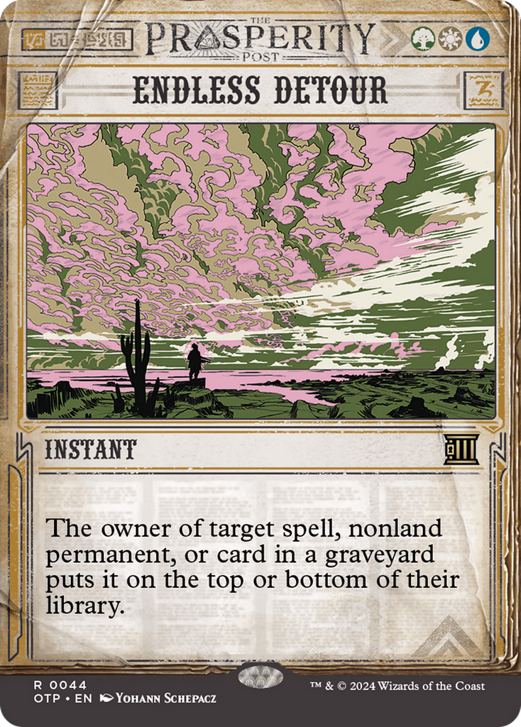 Magic: The Gathering - Endless Detour Foil - Breaking News