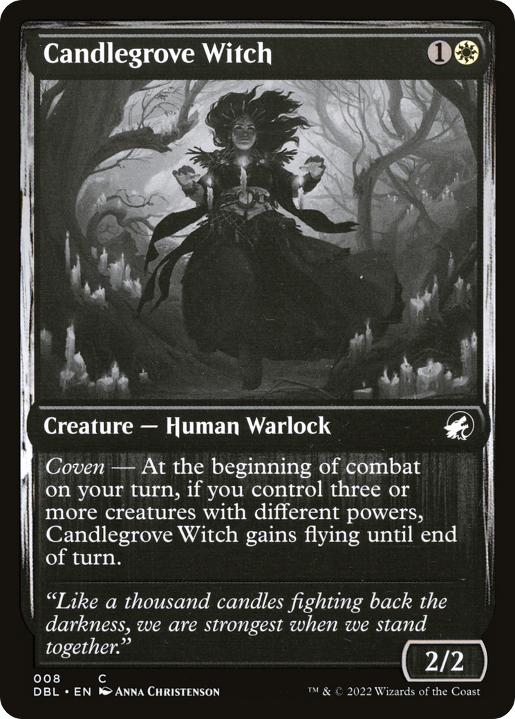Magic: The Gathering - Candlegrove Witch Foil - Innistrad: Double Feature