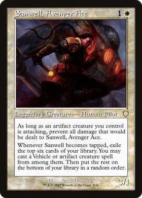 Magic: The Gathering - Sanwell, Avenger Ace - The Brothers' War Commander