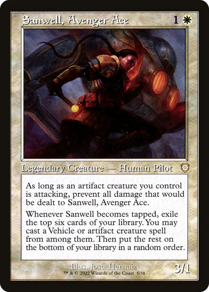 Magic: The Gathering - Sanwell, Avenger Ace - The Brothers' War Commander