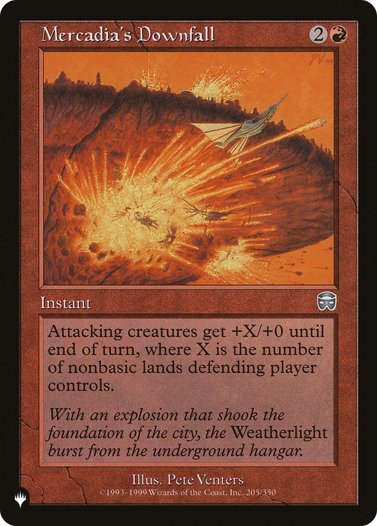 Magic: The Gathering - Mercadia's Downfall - The List