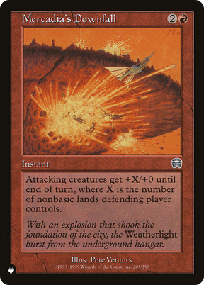 Magic: The Gathering - Mercadia's Downfall - The List
