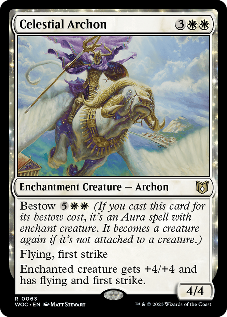 Magic: The Gathering - Celestial Archon - Wilds of Eldraine Commander
