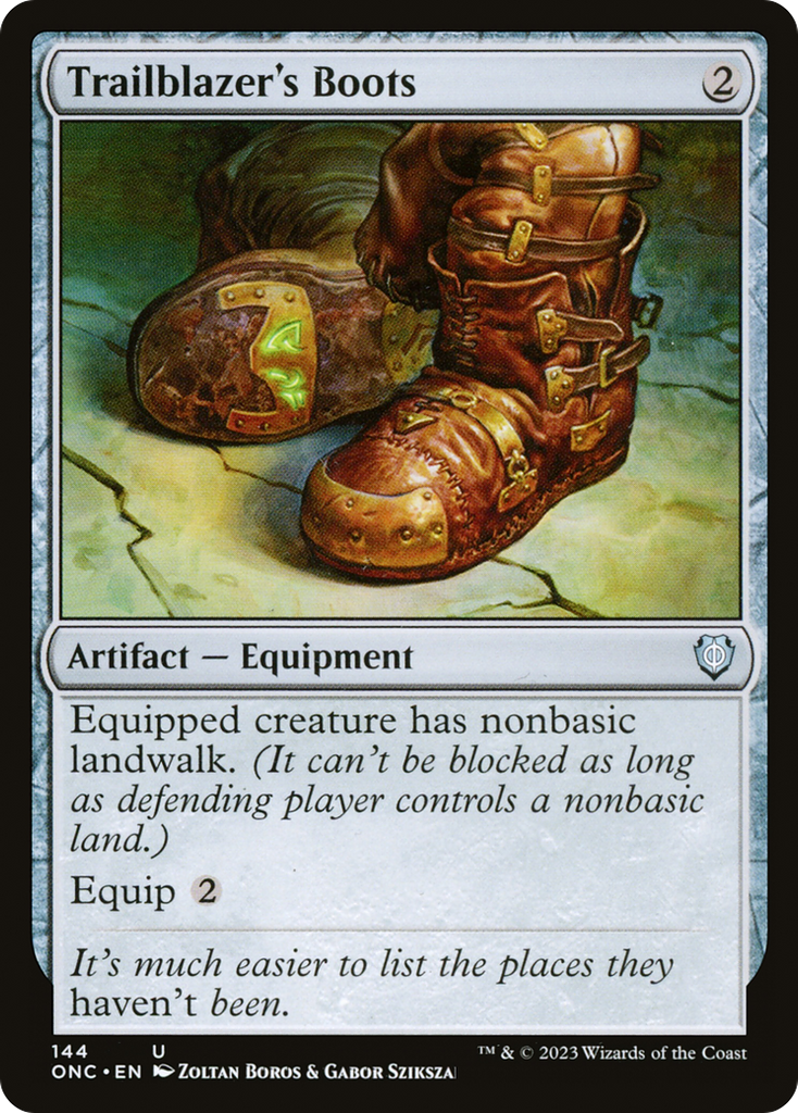 Magic: The Gathering - Trailblazer's Boots - Phyrexia: All Will Be One Commander