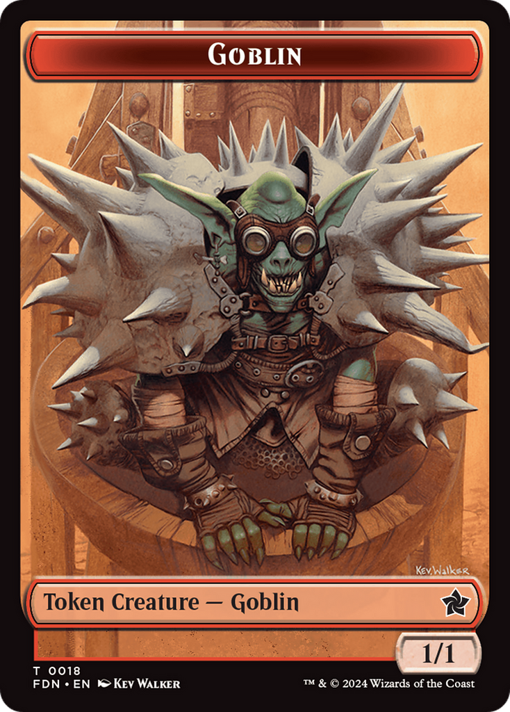 Magic: The Gathering - Goblin Token - Foundations Tokens