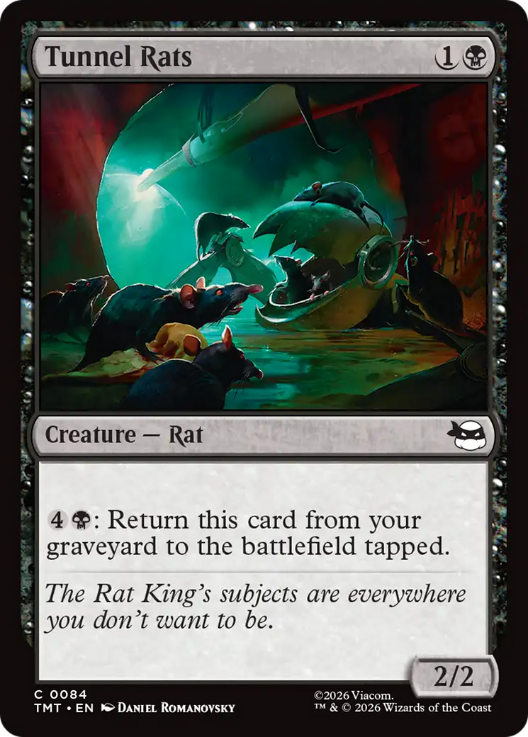 Magic: The Gathering - Tunnel Rats Foil - Teenage Mutant Ninja Turtles