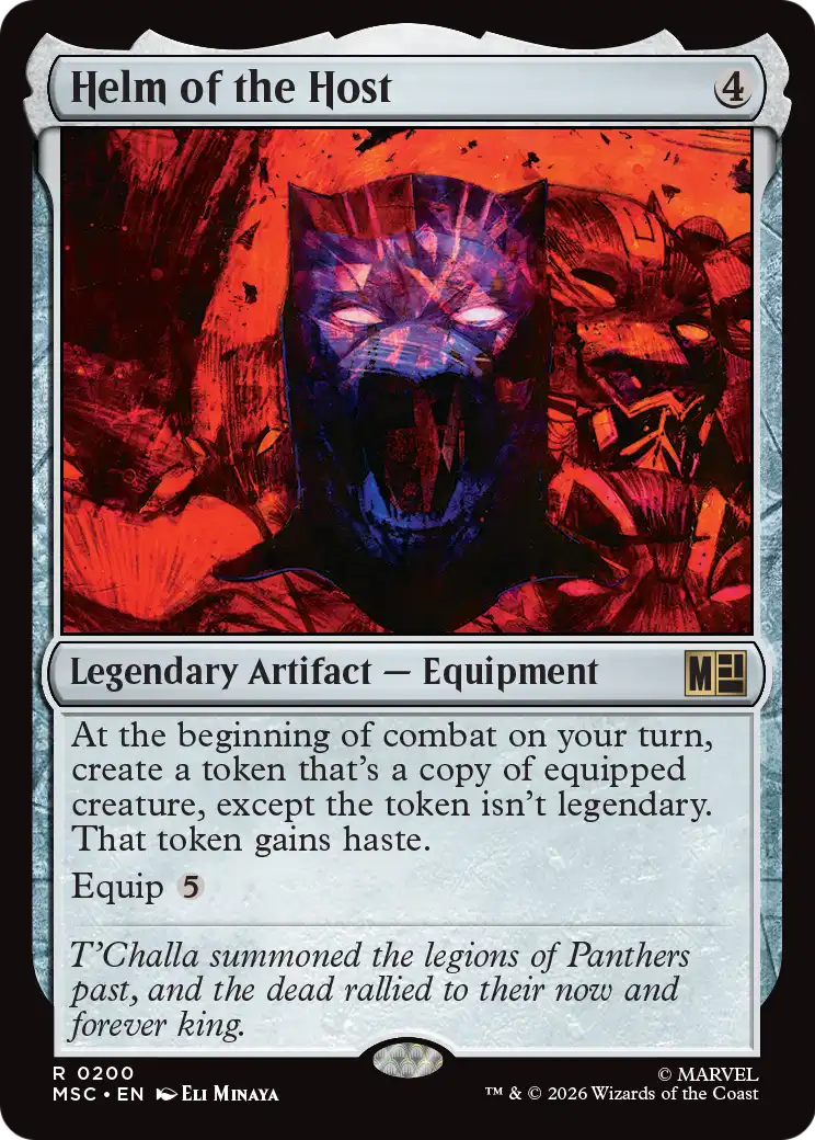 Magic: The Gathering - Helm of the Host - Marvel Super Heroes Commander