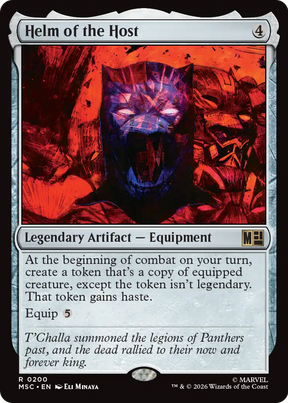 Magic: The Gathering - Helm of the Host - Marvel Super Heroes Commander