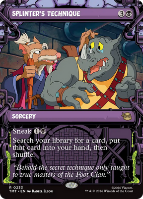 Magic: The Gathering - Splinter's Technique - Teenage Mutant Ninja Turtles