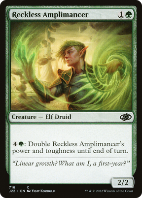Magic: The Gathering - Reckless Amplimancer - Jumpstart 2022