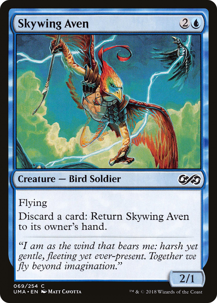 Magic: The Gathering - Skywing Aven Foil - Ultimate Masters