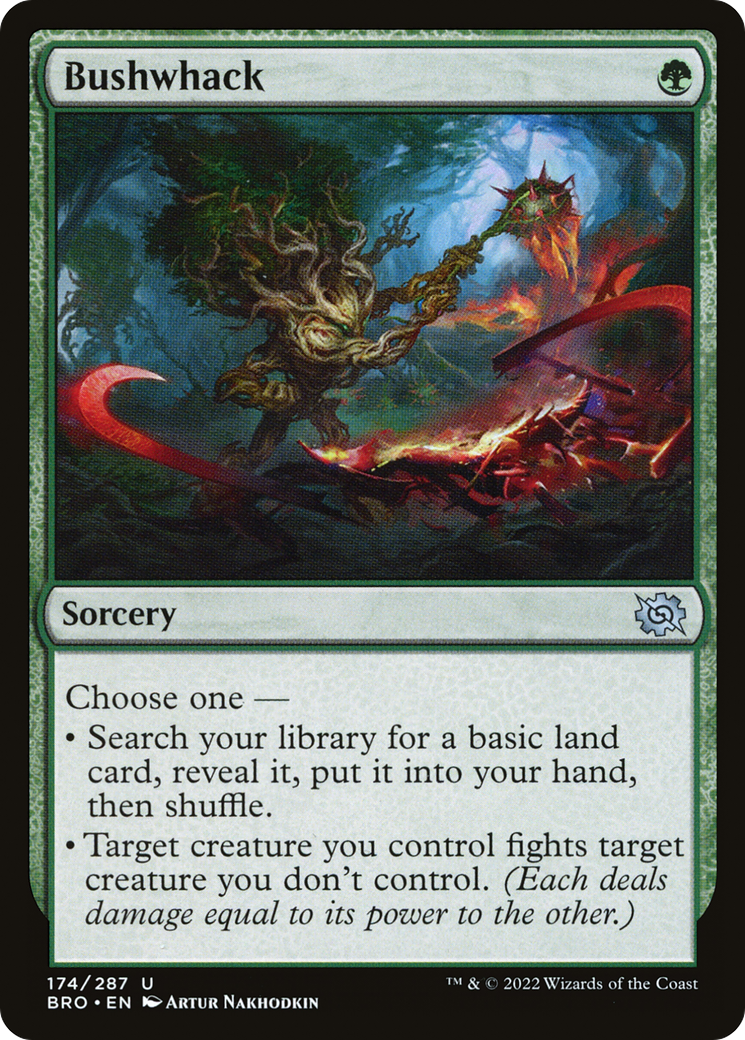 Magic: The Gathering - Bushwhack Foil - The Brothers' War