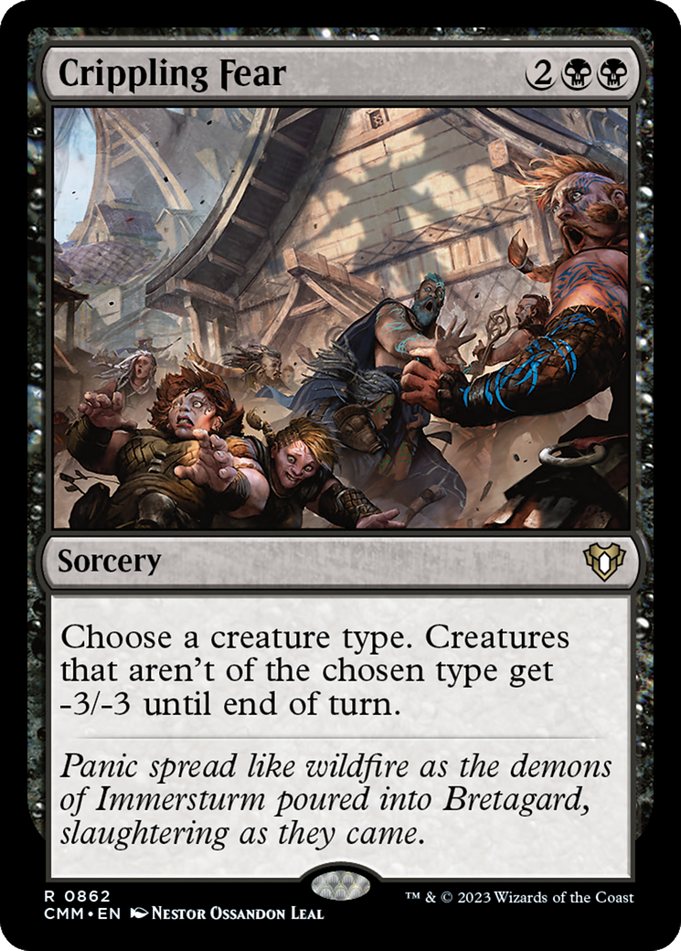 Magic: The Gathering - Crippling Fear - Commander Masters