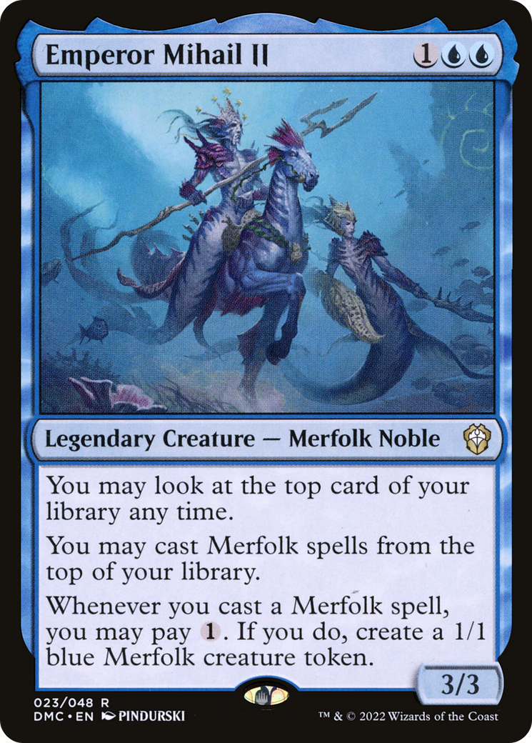 Magic: The Gathering - Emperor Mihail II Foil - Dominaria United Commander