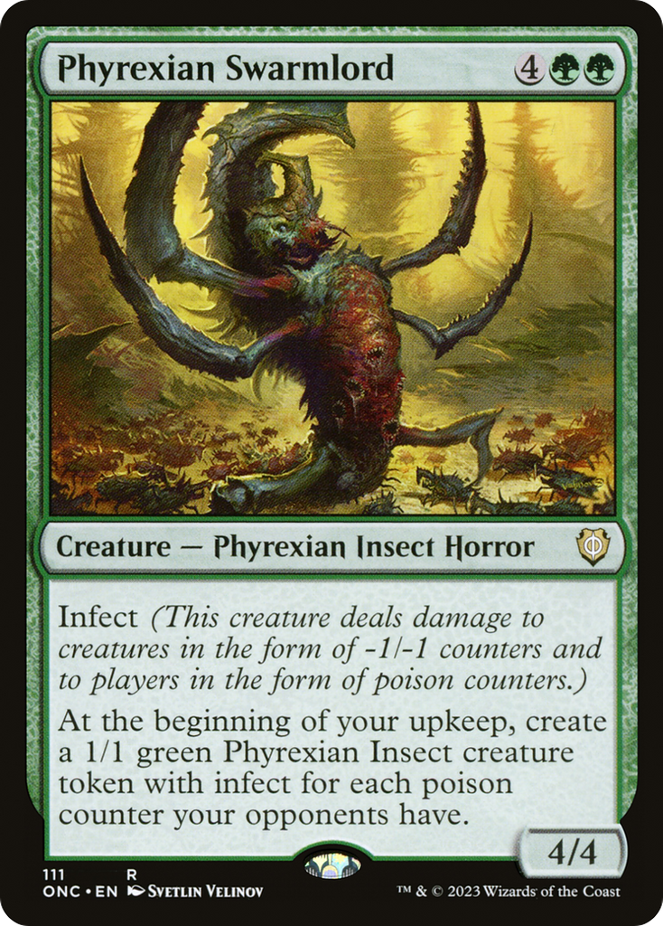 Magic: The Gathering - Phyrexian Swarmlord - Phyrexia: All Will Be One Commander