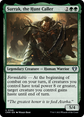 Magic: The Gathering - Surrak, the Hunt Caller - Commander Masters