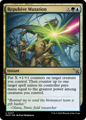 Magic: The Gathering - Repulsive Mutation Foil - Murders at Karlov Manor