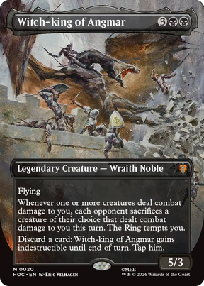 Magic: The Gathering - Witch-king of Angmar Foil - The Hobbit Eternal