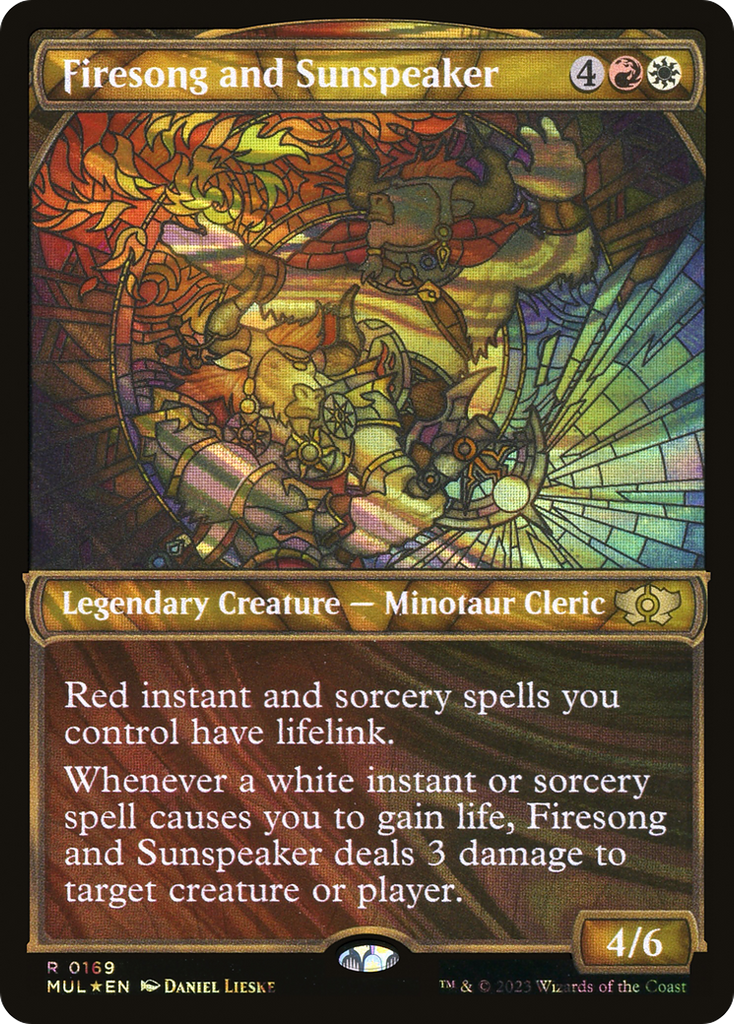 Magic: The Gathering - Firesong and Sunspeaker Foil - Multiverse Legends