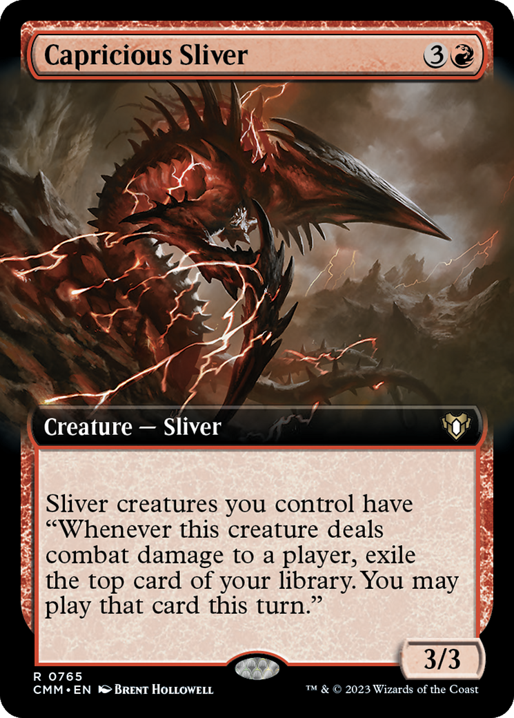 Magic: The Gathering - Capricious Sliver Foil - Commander Masters