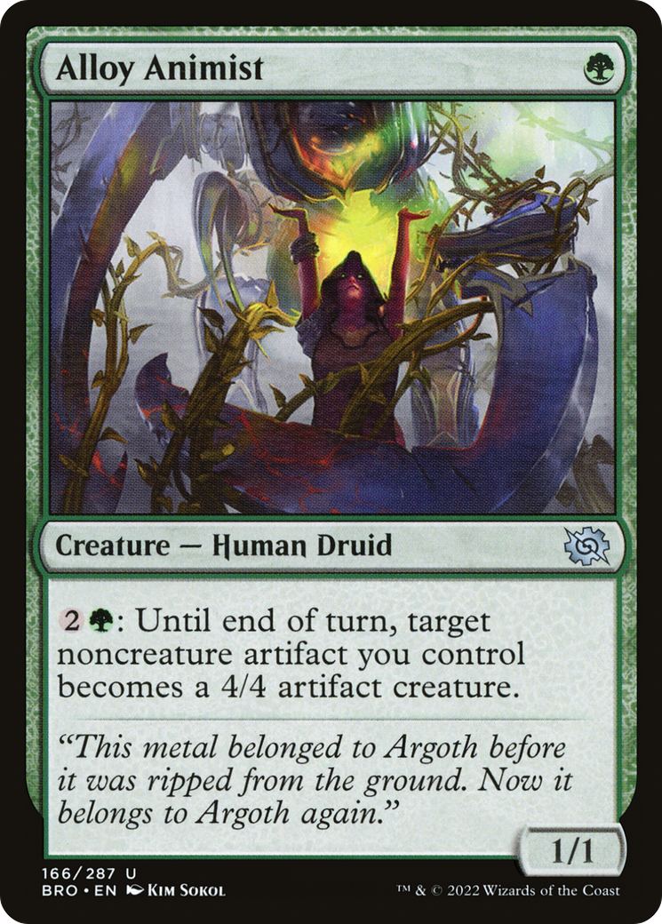 Magic: The Gathering - Alloy Animist Foil - The Brothers' War