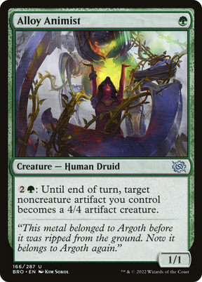 Magic: The Gathering - Alloy Animist Foil - The Brothers' War
