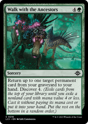 Magic: The Gathering - Walk with the Ancestors Foil - The Lost Caverns of Ixalan