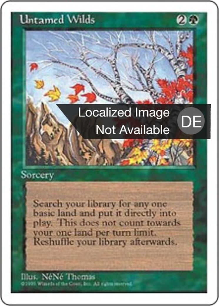 Magic: The Gathering - Ungezähmte Wildnis - Fourth Edition