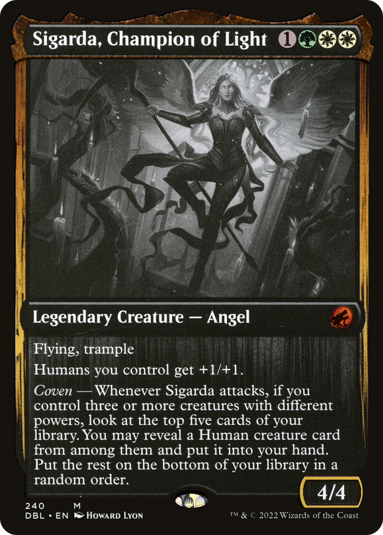 Magic: The Gathering - Sigarda, Champion of Light Foil - Innistrad: Double Feature