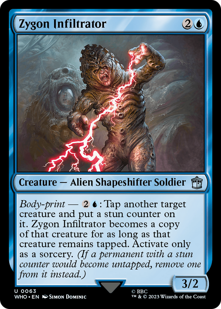 Magic: The Gathering - Zygon Infiltrator - Doctor Who