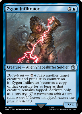 Magic: The Gathering - Zygon Infiltrator - Doctor Who
