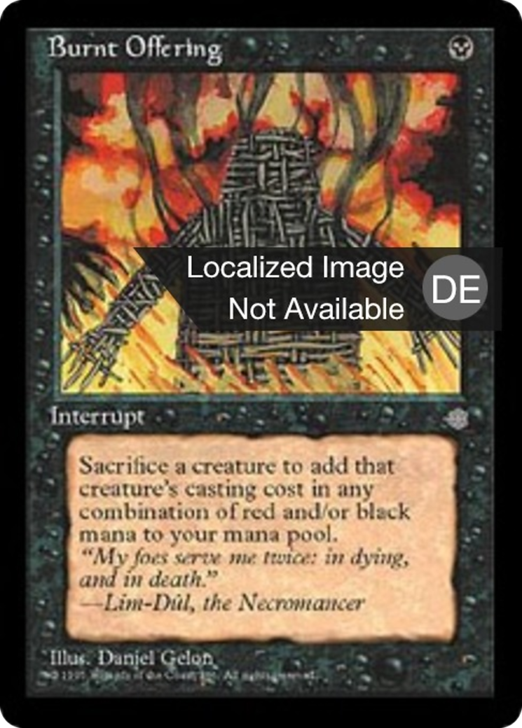 Magic: The Gathering - Brandopfer - Ice Age