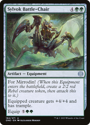 Magic: The Gathering - Sylvok Battle-Chair Foil - Phyrexia: All Will Be One