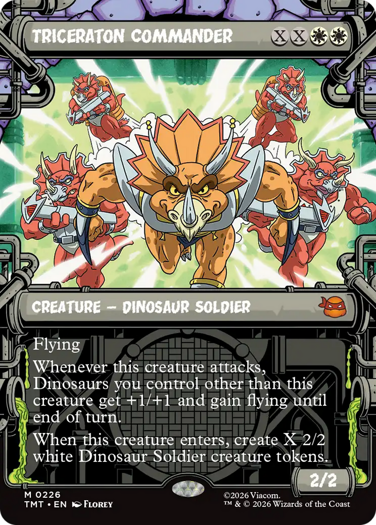 Magic: The Gathering - Triceraton Commander Foil - Teenage Mutant Ninja Turtles